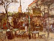 Vincent Van Gogh Terrace of the Cafe on Montmartre oil painting
